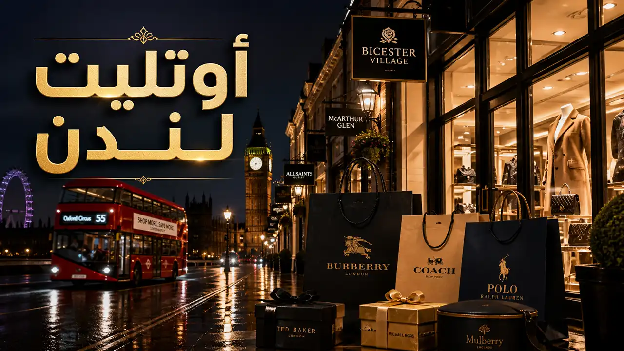 تجربة تسوق مثيرة في أوتلت لندن، حيث العروض الحصرية والتخفيضات الرائعة.