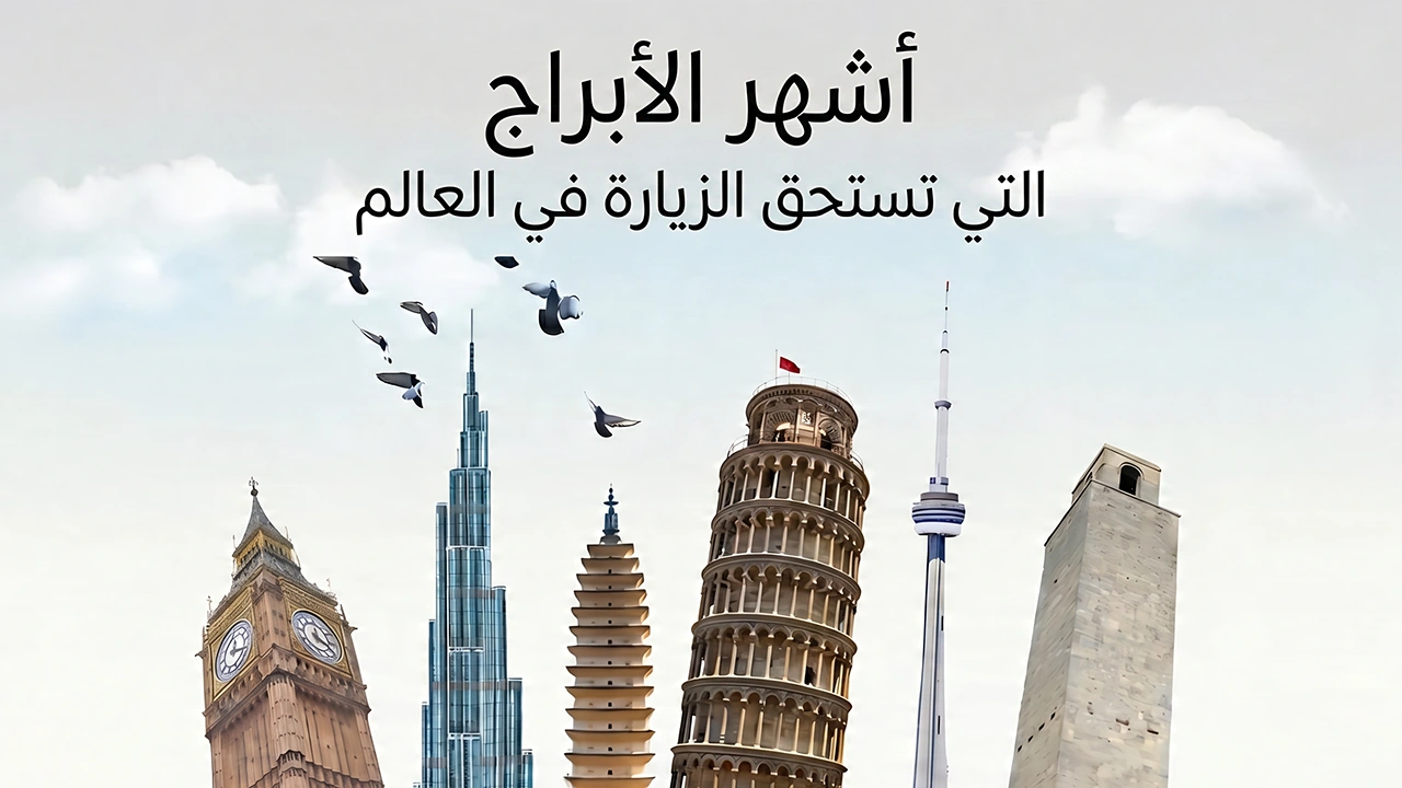 تعرّف على أشهر وأهم الأبراج العالمية بتصميماتها المعمارية المميزة، التي تستحقها الزيارة واكتشاف تاريخها العريق.