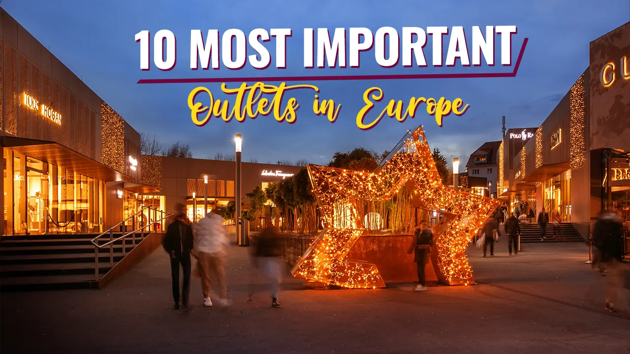 Explore the best discounted shopping destinations in Europe.