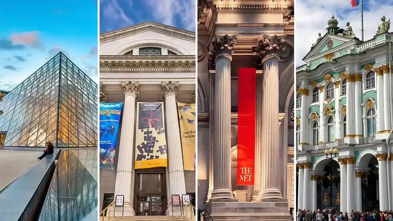 Take an exceptional tour around the world's famous art museums and learn about the most important cultural and artistic information associated with each museum.