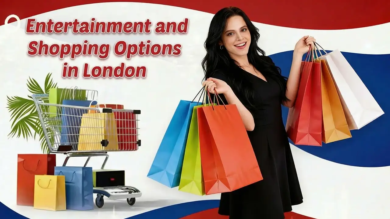 Enjoy the diverse entertainment and shopping options in London.