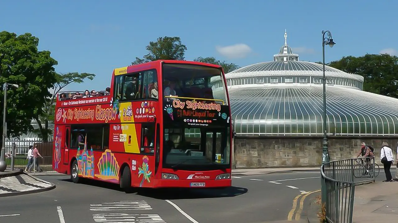 Bus tour of the city