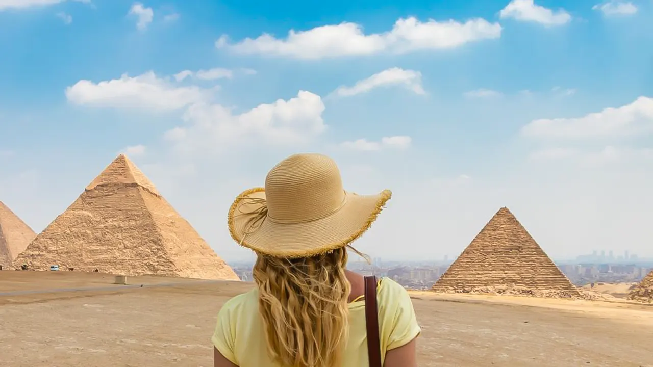 Pyramids of Giza and the Sphinx