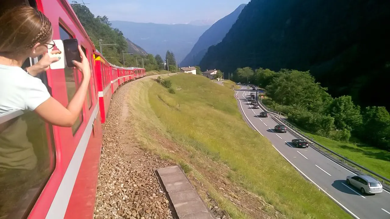 Bernina train & Moritz day trip