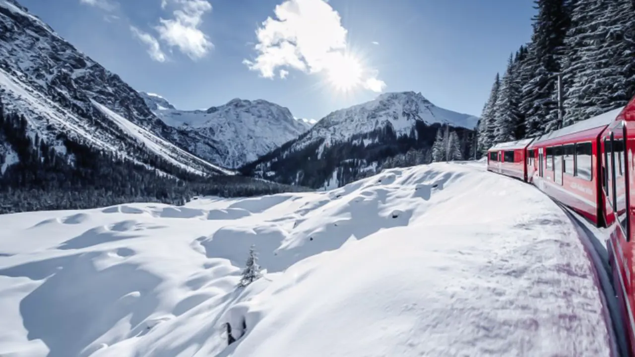 St. Moritz with Bernina Express flight