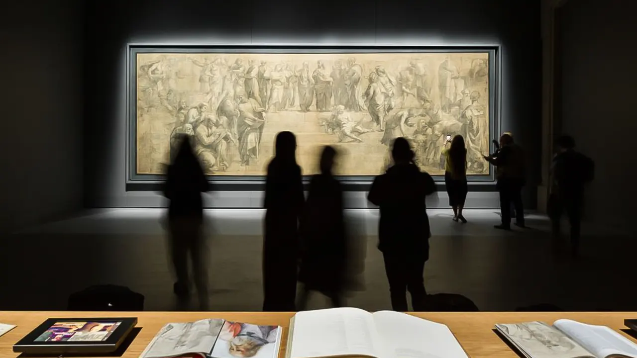Pinacoteca gallery and Da Vinci codex