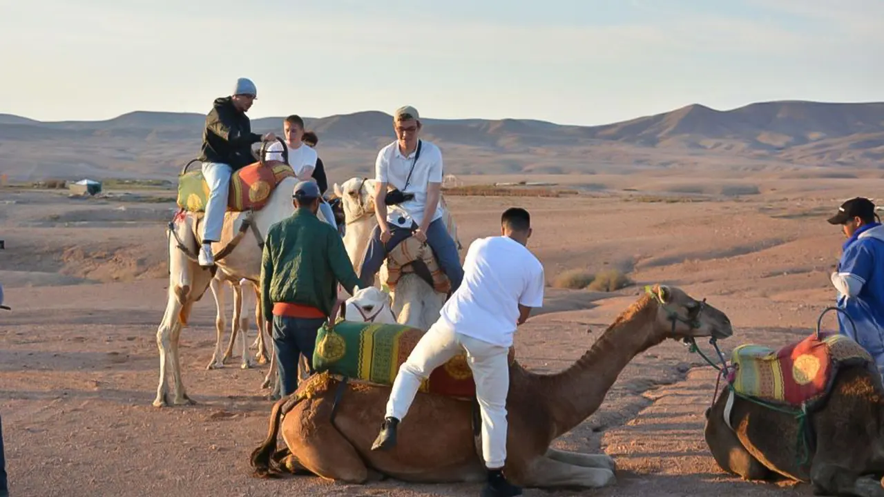 Agafay Sunset Camel Ride, Dinner, & Show