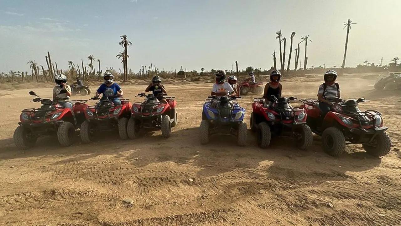 See the sunset and quad bike tour with tea