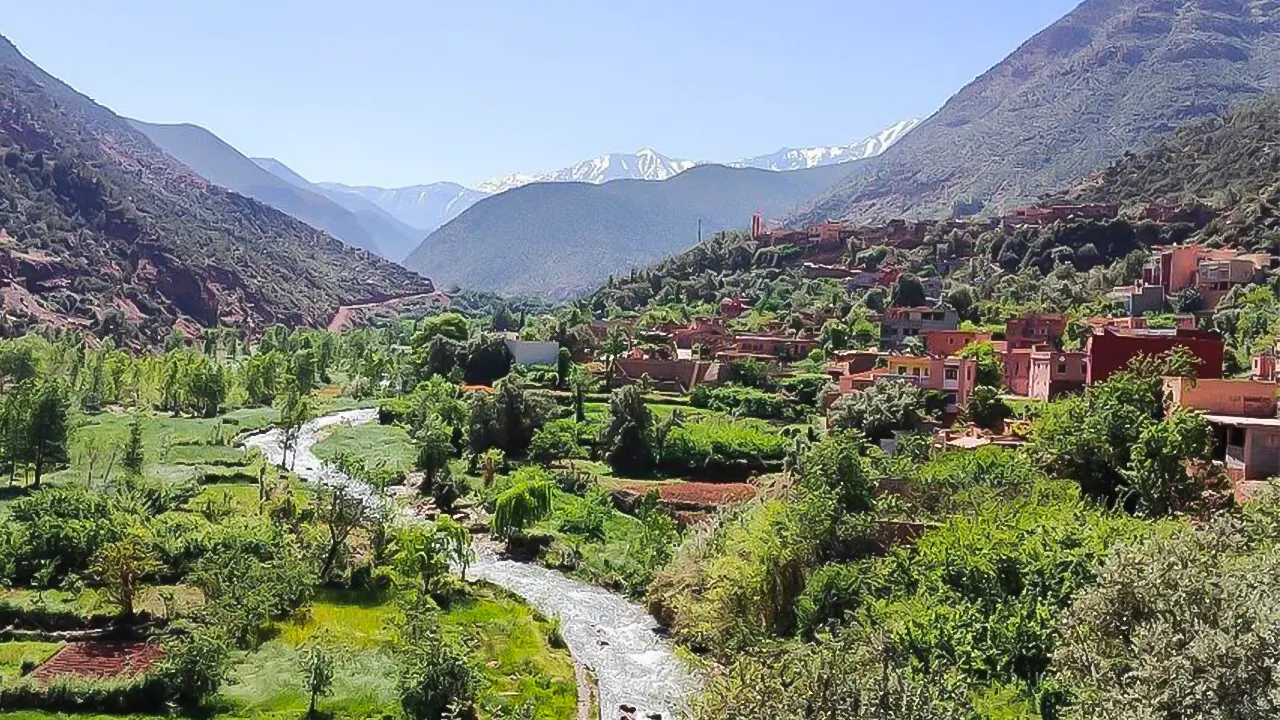 Atlas Mountains, Ourika Valley, Waterfall & Lunch
