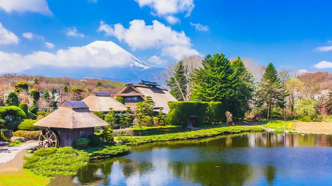 رحلة إلى منطقة جبل فوجي، وأوشينو هاكاي، وبحيرة كاواجوتشي