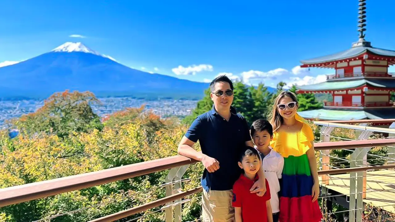 رحلة إلى منطقة جبل فوجي، وأوشينو هاكاي، وبحيرة كاواجوتشي