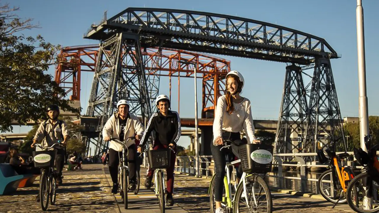 جولة الدراجة في شمال أو جنوب بوينس آيرس