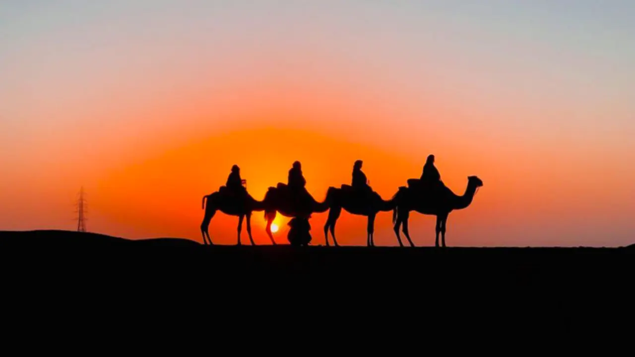 Sunset Agafay desert & Dinner &Camel Ride