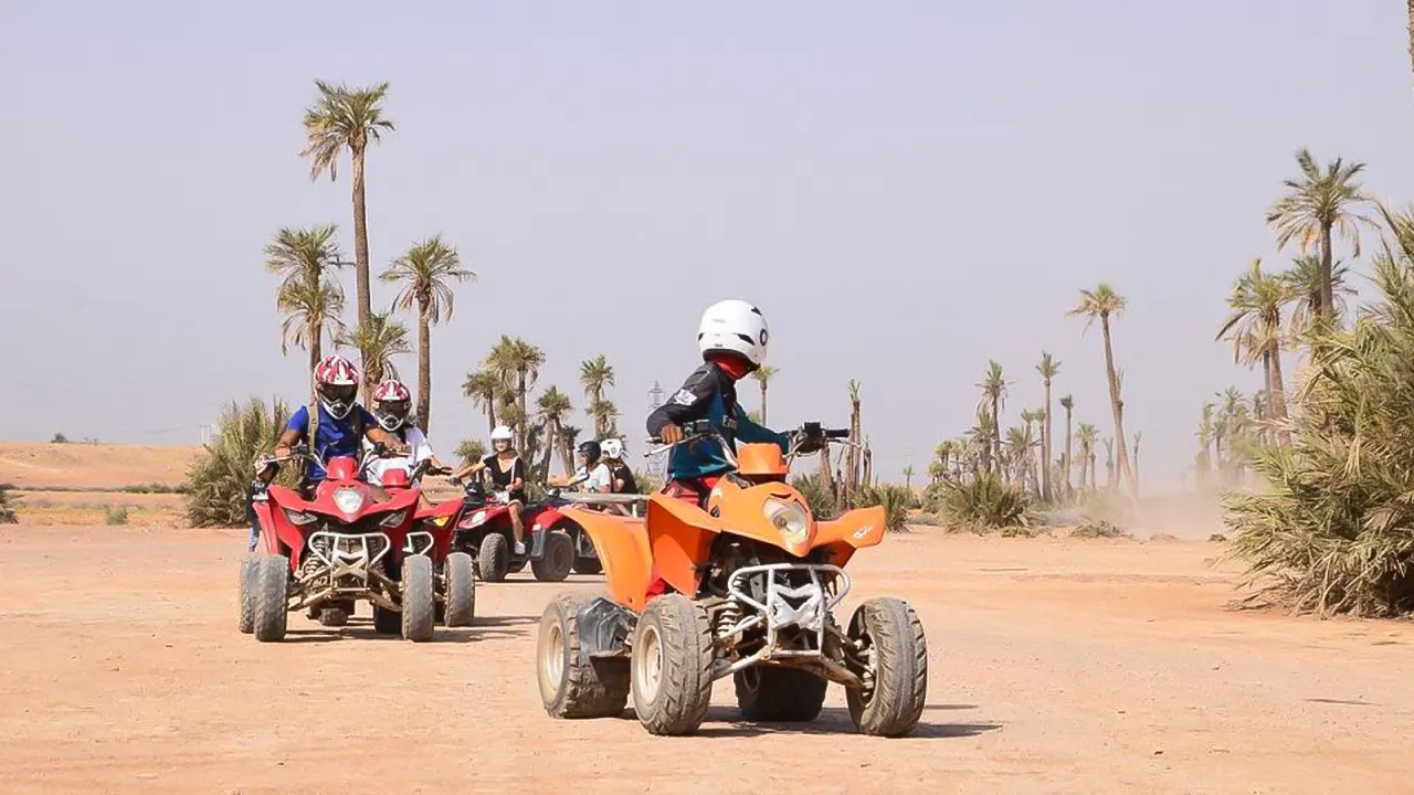 See the sunset and quad bike tour with tea