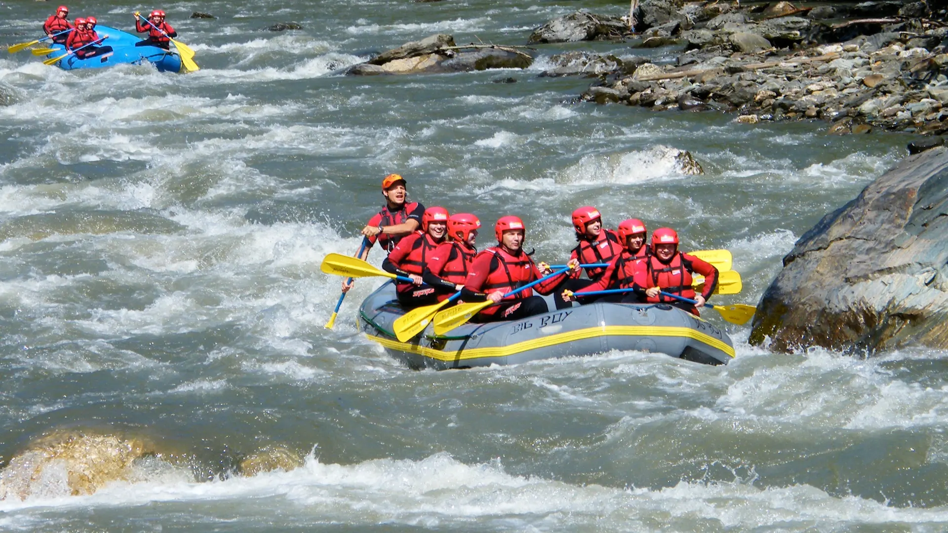 White Water Rafting on the Salzach River